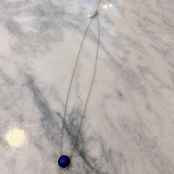 Stella & Dot Jewelry - Stella and Dot necklace. Beautiful blue pendant on a dainty chain.